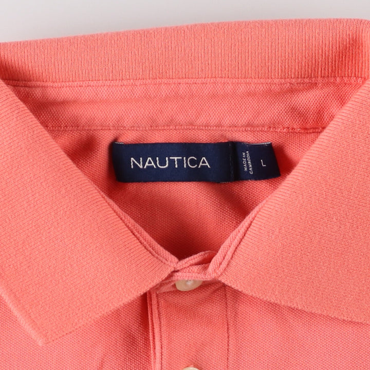 NAUTICA Short Sleeve Polo Shirt Men's L /eaa430762