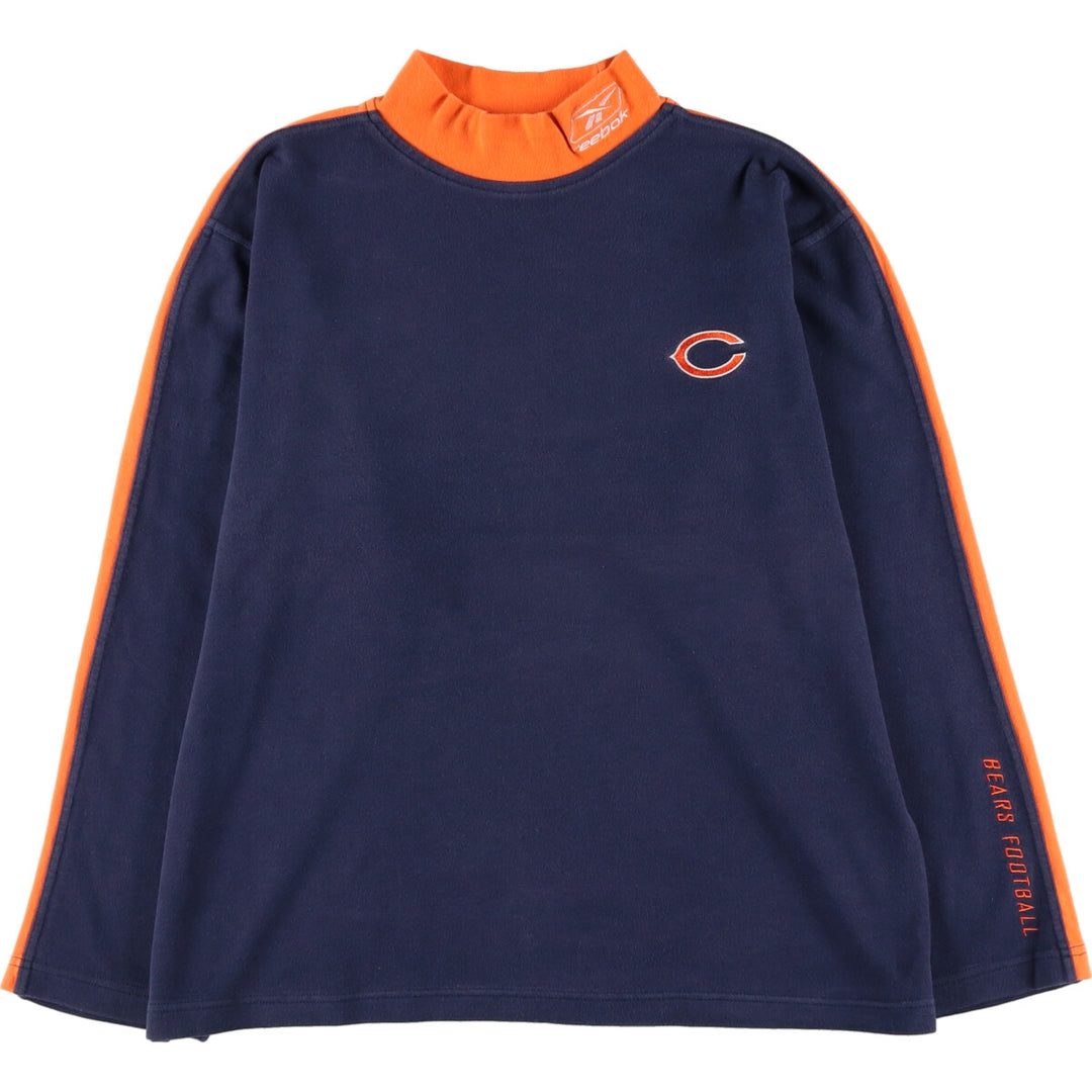 Reebok NFL CHICAGO BEARS Chicago Bears High Neck Long T-Shirt Long T Men's M /eaa430789