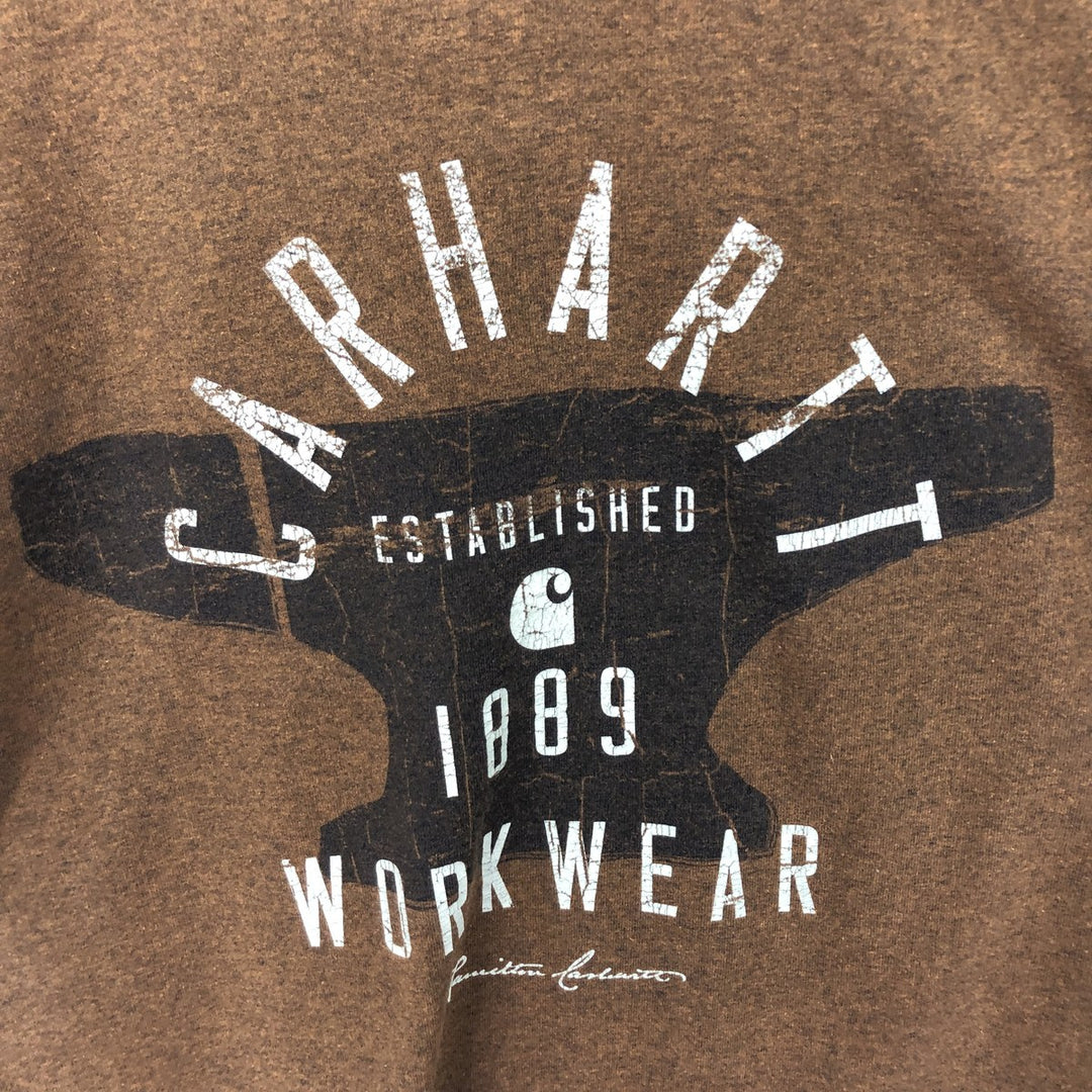 Carhartt ORIGINAL FIT back print long T-shirt, men's size M / eaa430888