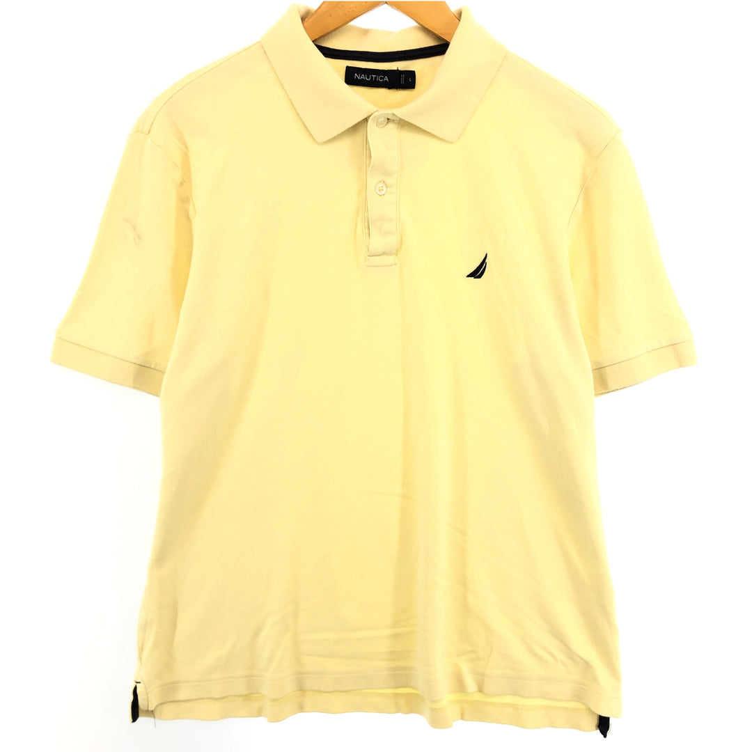 NAUTICA Short Sleeve Polo Shirt Men's L /eaa430905