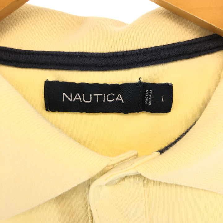 NAUTICA Short Sleeve Polo Shirt Men's L /eaa430905