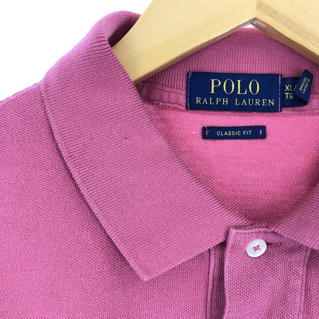 Ralph Lauren POLO RALPH LAUREN CLASSIC FIT short sleeve polo shirt men's XL /eaa430938