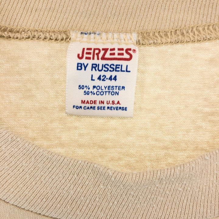 80s~ Jerzees Printed T-shirt Made in USA Men's M Vintage /eaa430980