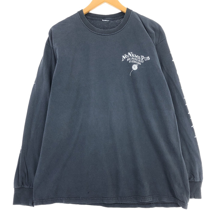 Back print long T-shirt, men's XL size /eaa430994