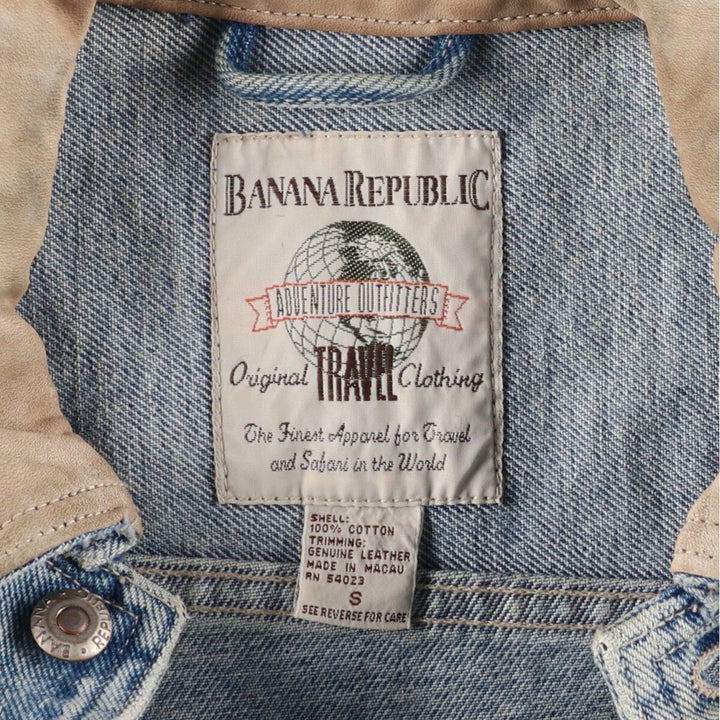 90'S Banana Republic Denim Jacket G-Jean Men's S Vintage /eaa431041