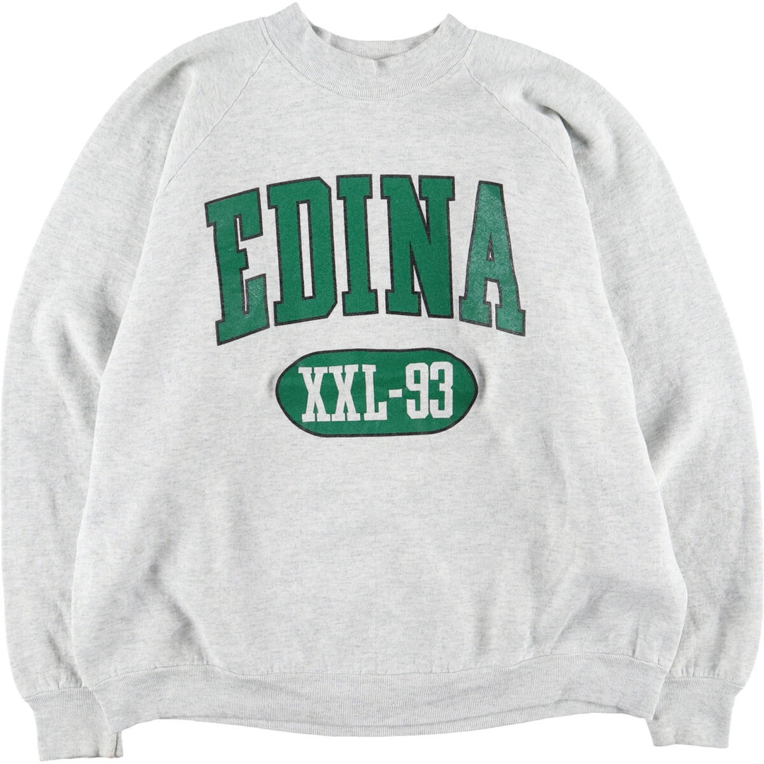 90'S Fruit of the Loom Double-Sided Print College Sweatshirt, Made in USA, Men's XL, Vintage /eaa431115