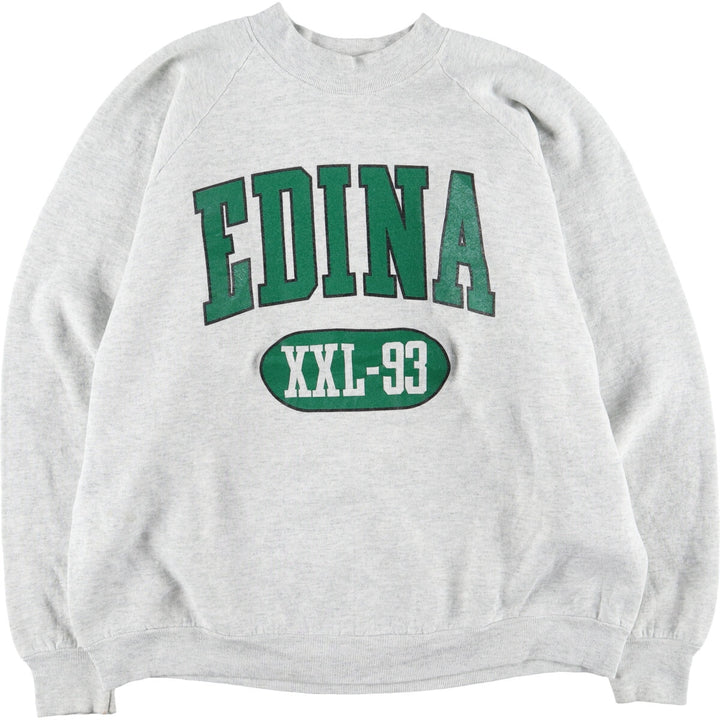 90'S Fruit of the Loom Double-Sided Print College Sweatshirt, Made in USA, Men's XL, Vintage /eaa431115