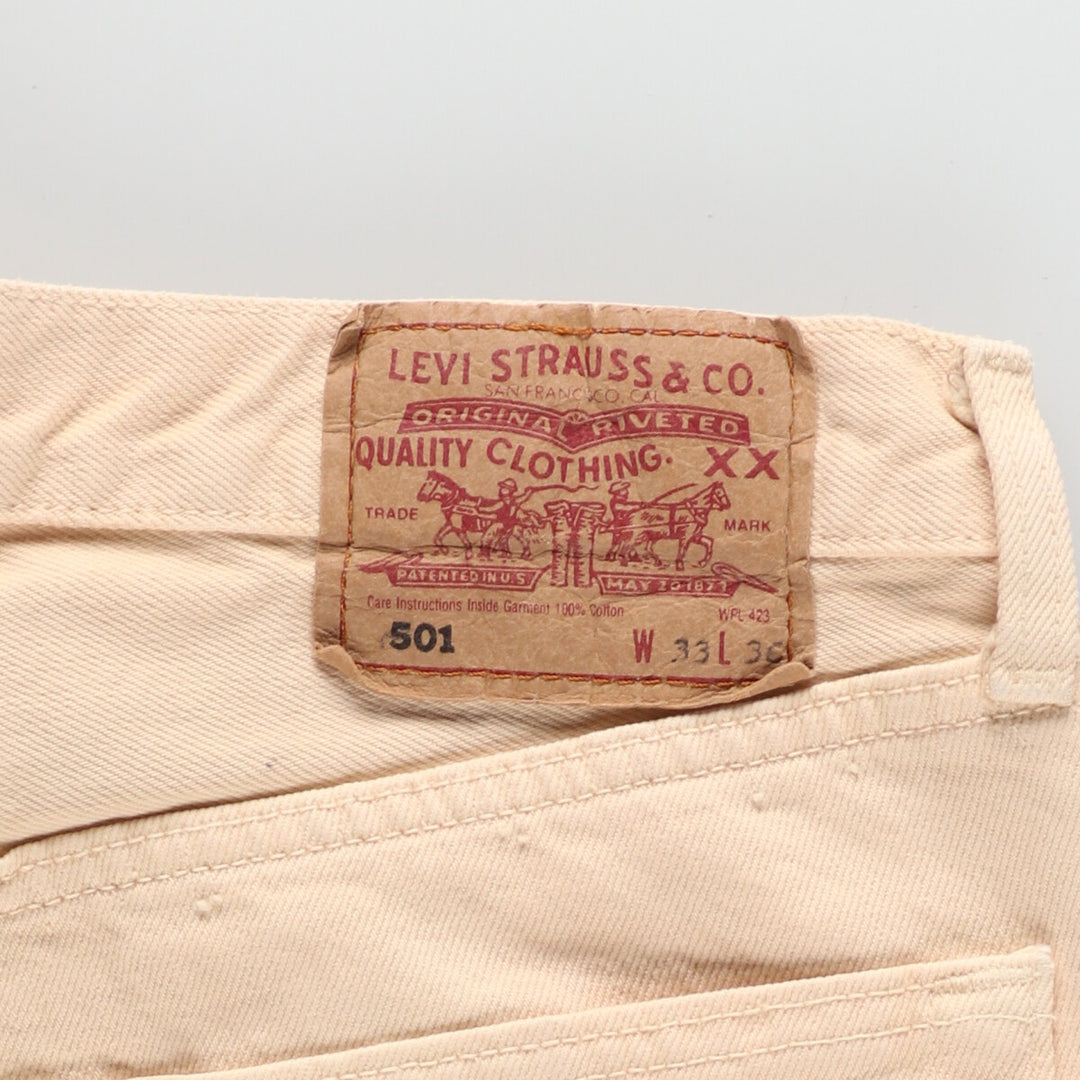 Levi's 501 straight denim pants for men w31 / eaa431200