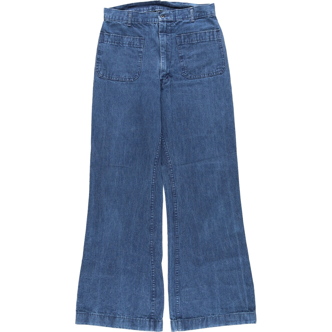 80'S US military genuine denim sailor pants made in USA men's w29 vintage /eaa431296