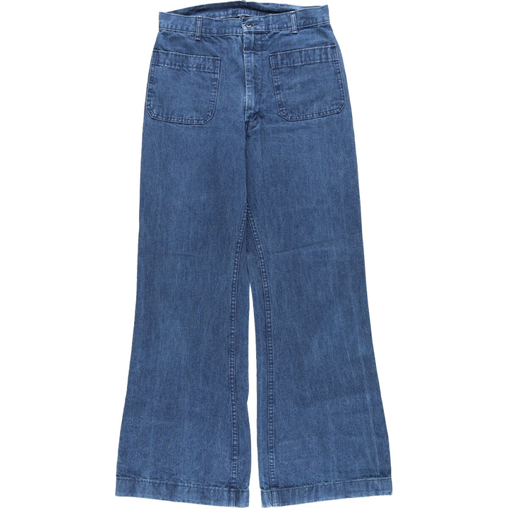 80'S US military genuine denim sailor pants made in USA men's w29 vintage /eaa431296