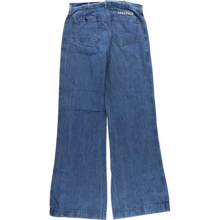 80'S US military genuine denim sailor pants made in USA men's w29 vintage /eaa431296