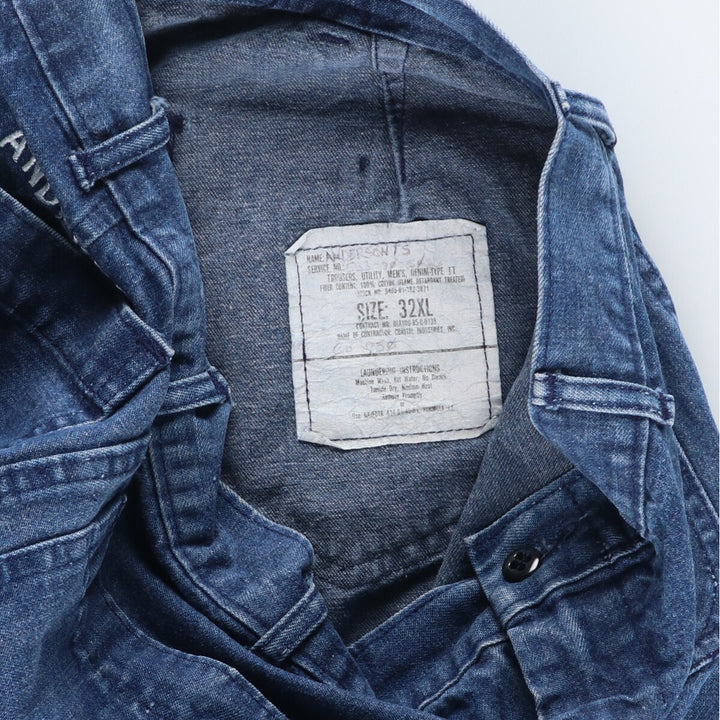 80'S US military genuine denim sailor pants made in USA men's w29 vintage /eaa431296