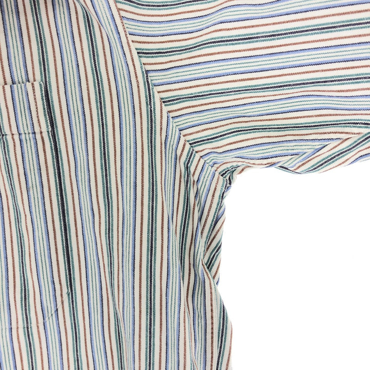 80'S Banana Republic Long Sleeve Striped Shirt Men's L /eaa431329