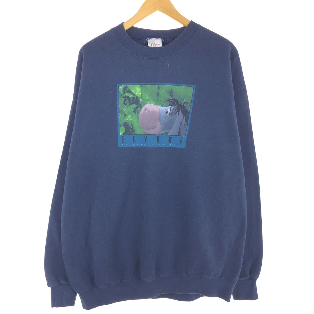 00'S Disney Store The Disney Store POOH Eeyore character sweatshirt vintage /eaa431400