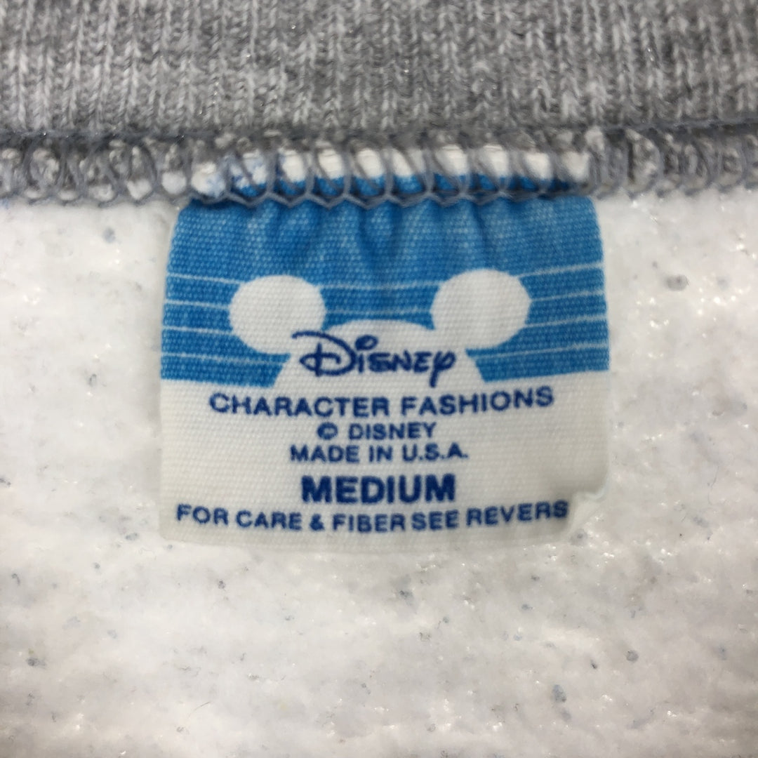 80'S Disney MICKEY MOUSE Mickey Mouse character sweatshirt, made in USA, men's M, vintage /eaa431483