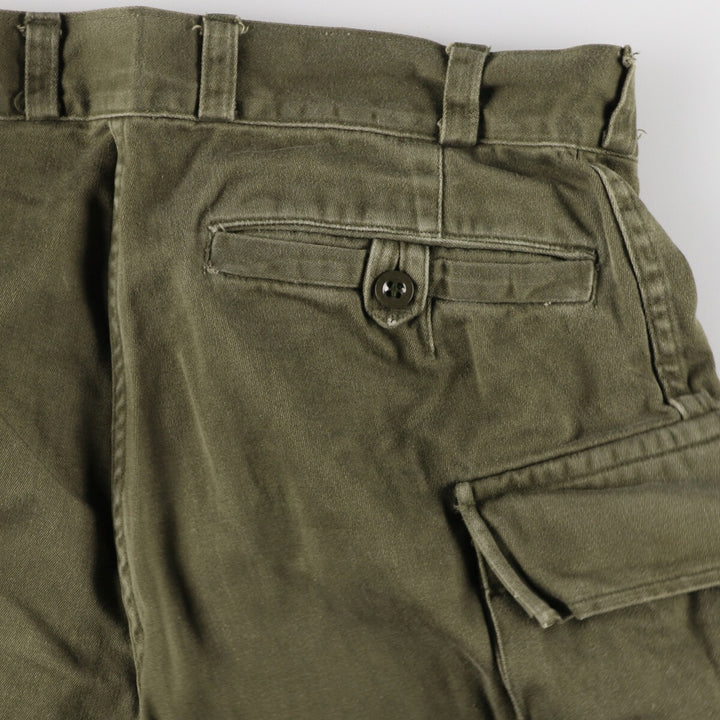 1970'S Dutch military genuine military cargo pants combat pants 70x75 women's L (w27) vintage /eaa431559