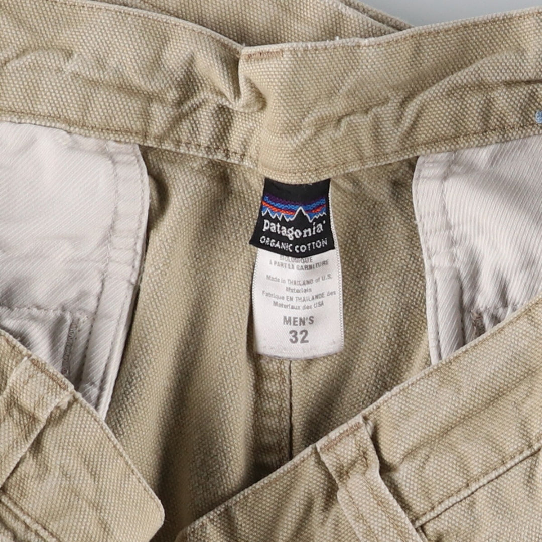 00'S Patagonia ORGANIC COTTON 55566F7 Duck Work Pants for Men, Size W34 / eaa431573