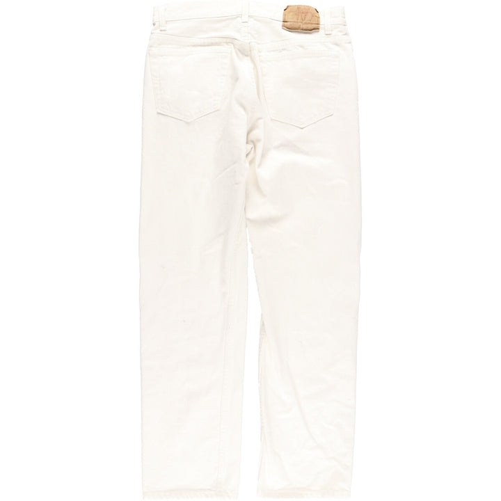 90'S Levi's 501 White Denim Straight Denim Pants Made in USA Men's W32 Vintage /eaa431592