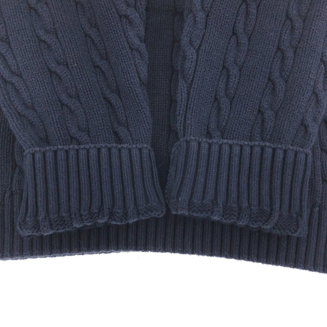 CHAPS Cable Knit Cotton Sweater Men's L /eaa431706