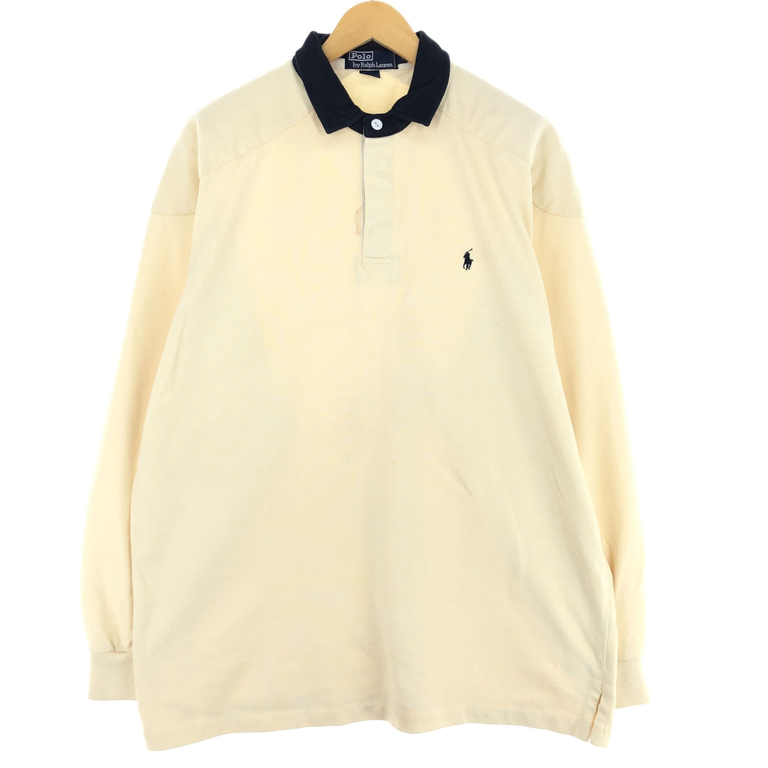 Ralph Lauren POLO by Ralph Lauren long sleeve rugby shirt, men's L /eaa431772