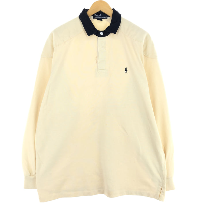 Ralph Lauren POLO by Ralph Lauren long sleeve rugby shirt, men's L /eaa431772