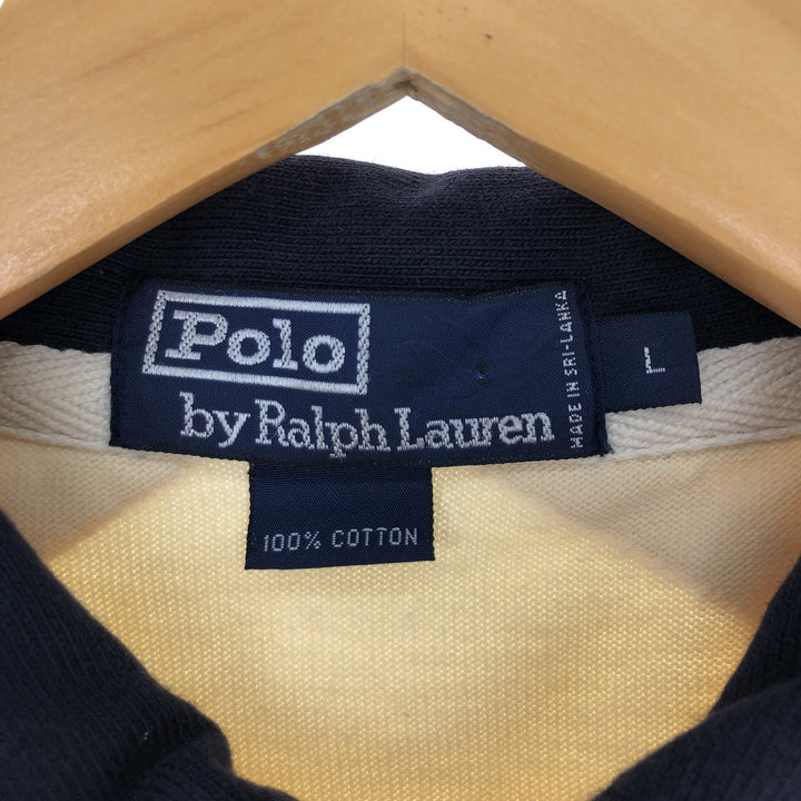 Ralph Lauren POLO by Ralph Lauren long sleeve rugby shirt, men's L /eaa431772
