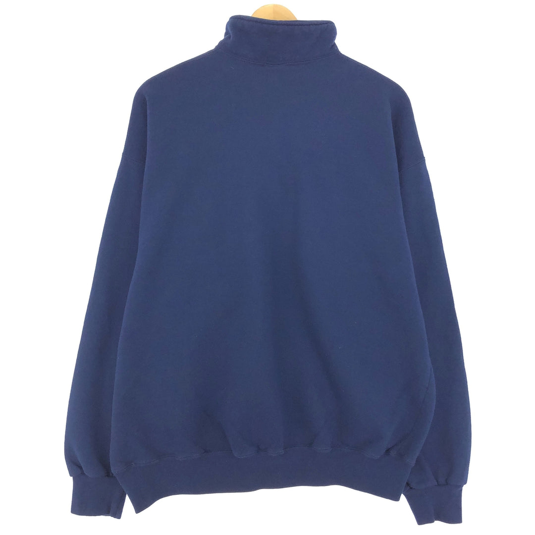 90'S Russell College Half Zip Sweatshirt, Made in USA, Men's XL, Vintage /eaa431796