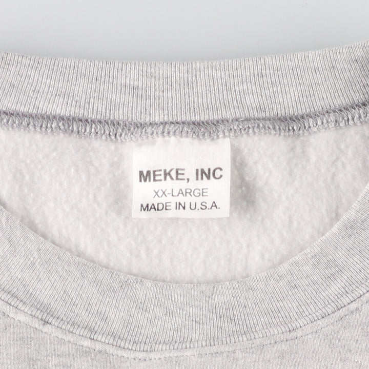 MEKE INC USAIR FORCE Back Print Printed Sweatshirt Trainer Made in USA Men's XXL /eaa431847