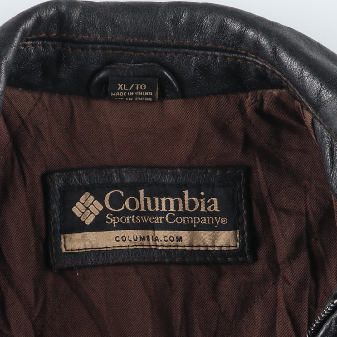 Columbia Leather Blouson Type Men's XL /eaa431974