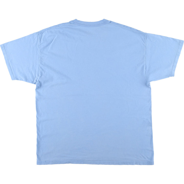 Champion One Point Logo T-shirt Men's XXL cotton Blue type light blue Vintage Second Hand