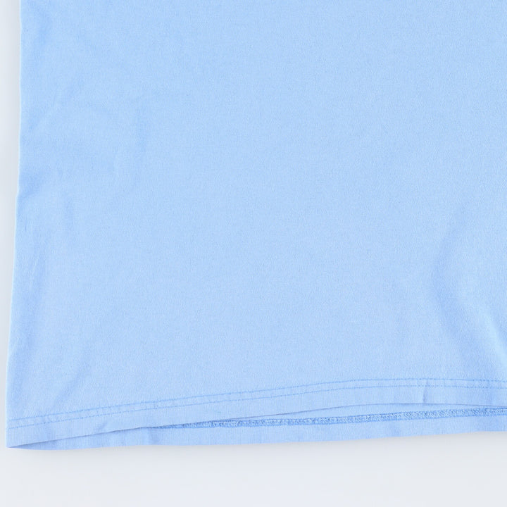 Champion One Point Logo T-shirt Men's XXL cotton Blue type light blue Vintage Second Hand