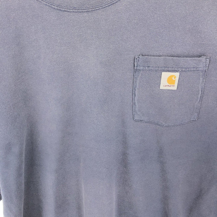 Carhartt ORIGINAL FIT short sleeve one point logo pocket T-shirt Men's XXL equivalent / eaa432023