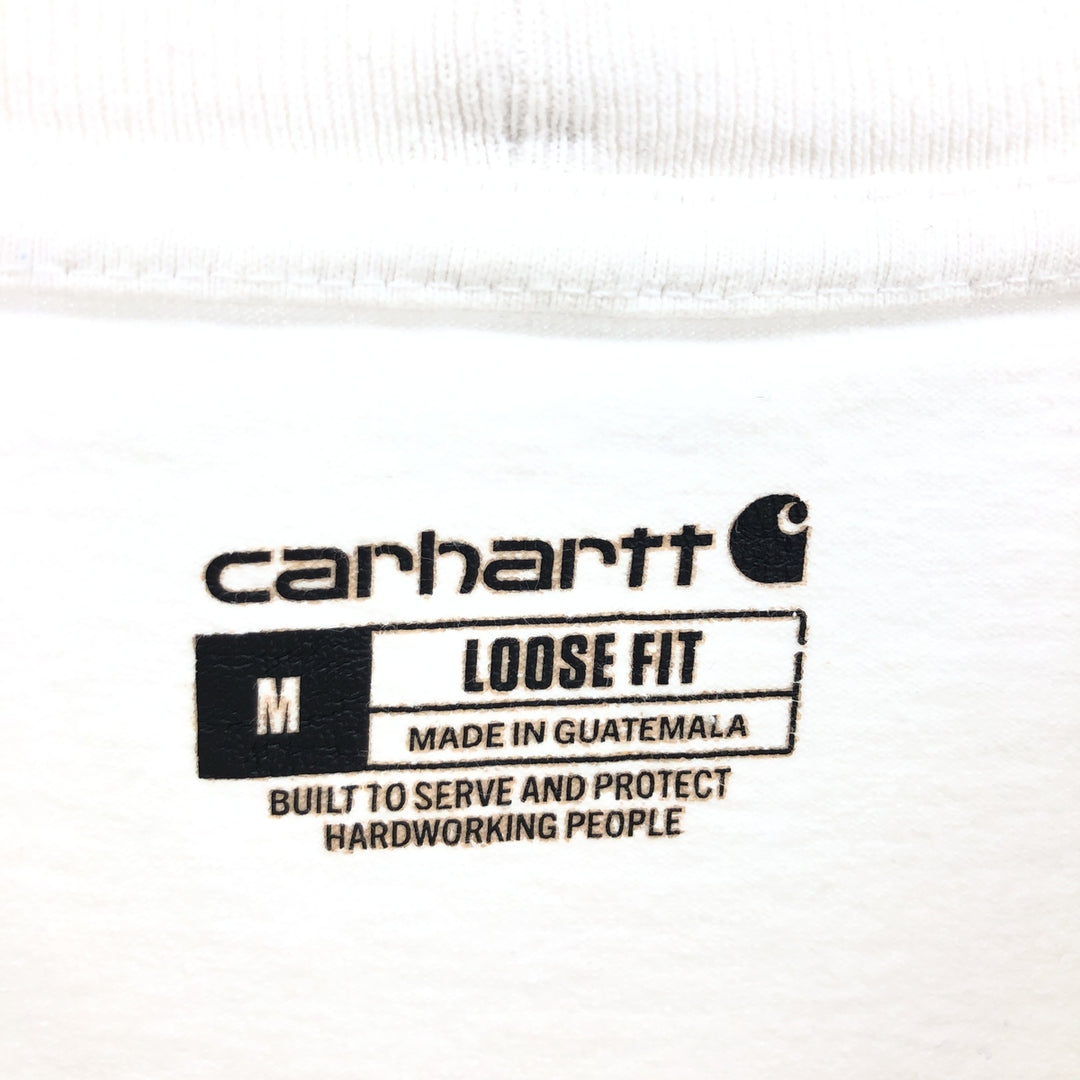 Carhartt Loose Fit Short Sleeve One Point Logo Pocket T-Shirt Men's M size / eaa432024