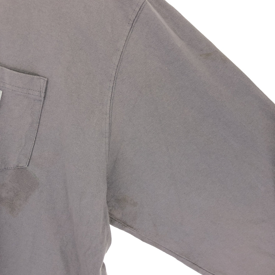 Carhartt ORIGINAL FIT Plain Pocket Long T-Shirt Long T Men's XXL / eaa432029