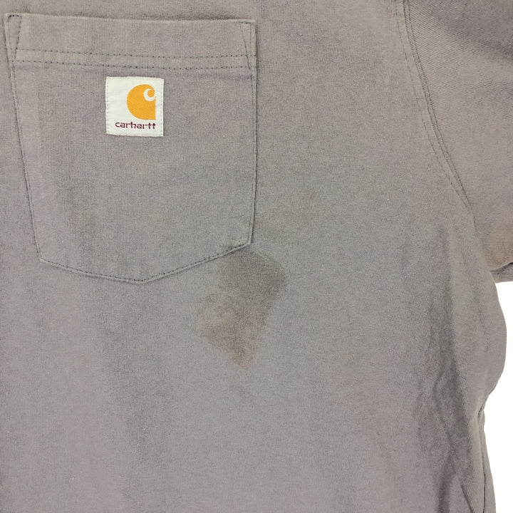 Carhartt ORIGINAL FIT Plain Pocket Long T-Shirt Long T Men's XXL / eaa432029