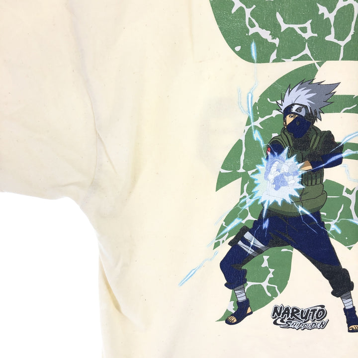 PRIMITIVE NARUTO SHIPPUDEN Naruto Shippuden Hatake Kakashi Anime Character Print T-Shirt Men's M /eaa432046