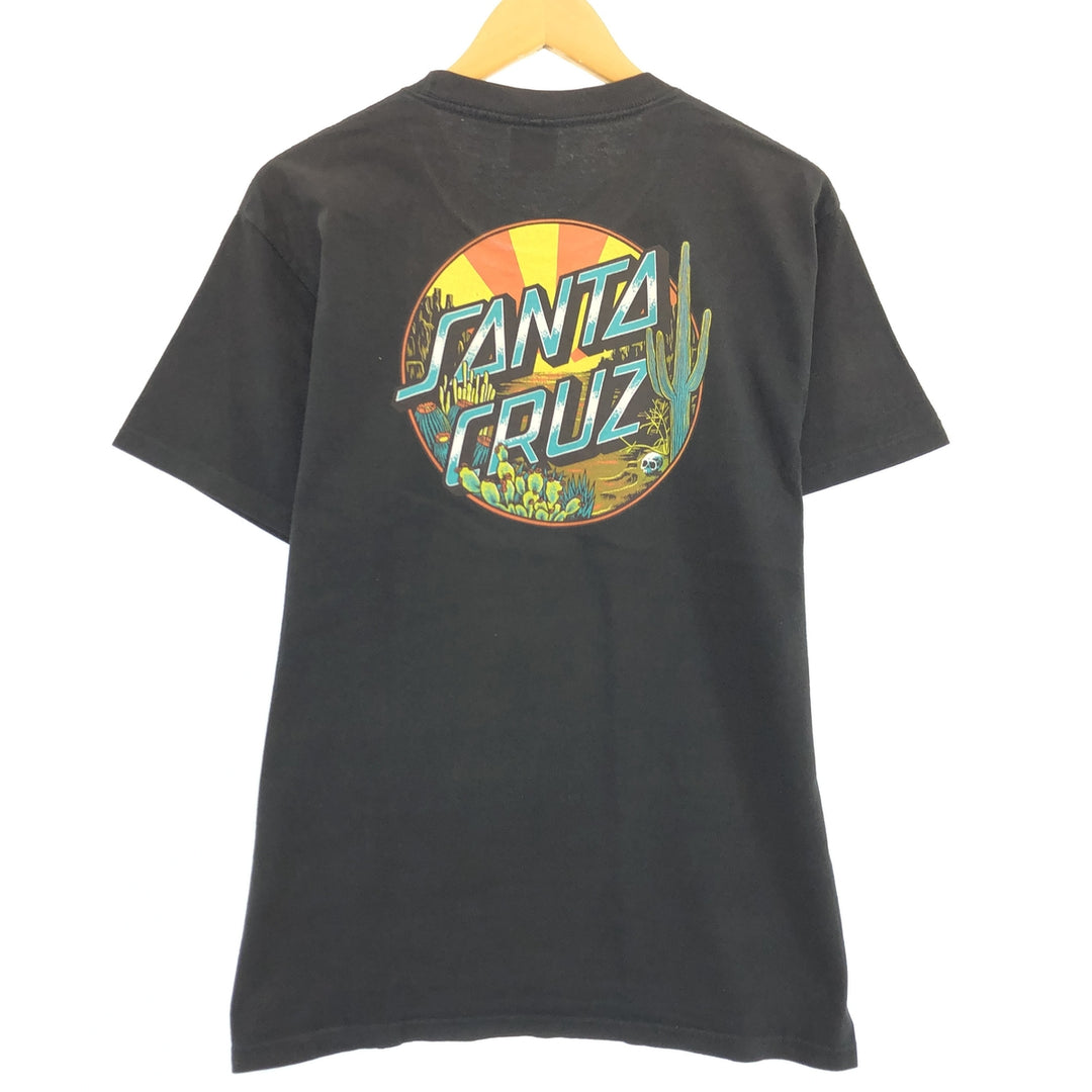 SANTA CRUZ Back Print Surf Skate T-Shirt Men's L /eaa432049