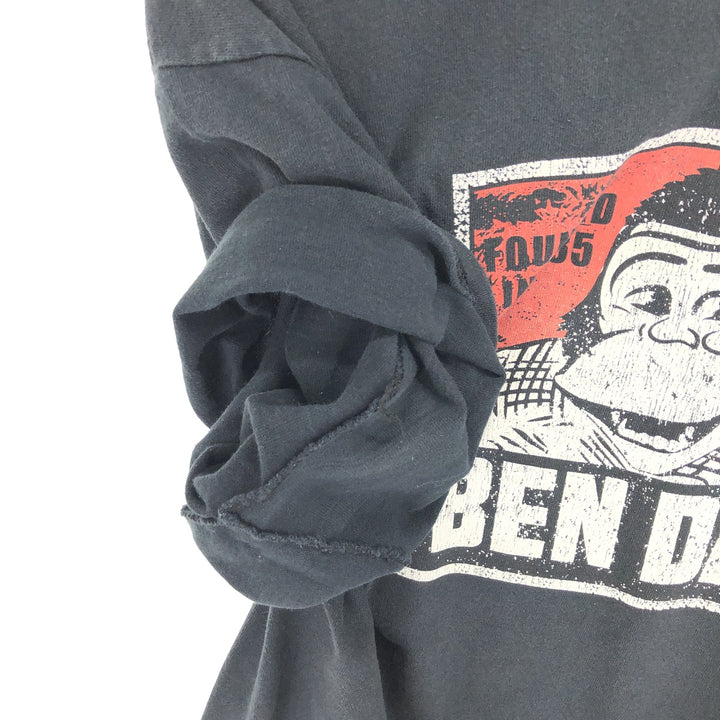 Ben Davis BEN DAVIS short sleeve logo T-shirt men's size L cotton black type Vintage Second Hand