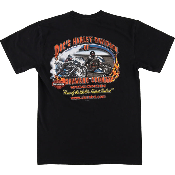 Harley-Davidson Motorcycle Bike T-shirt Men's M size / eaa432056