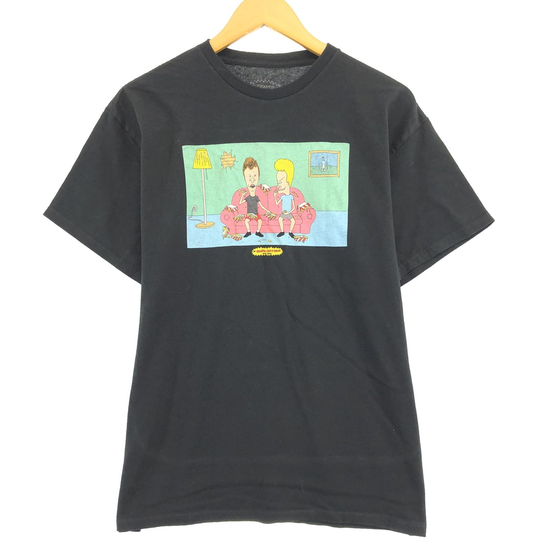 BEAVIS AND BUTT-HEAD Beavis Butthead character print T-shirt Men's L /eaa432074