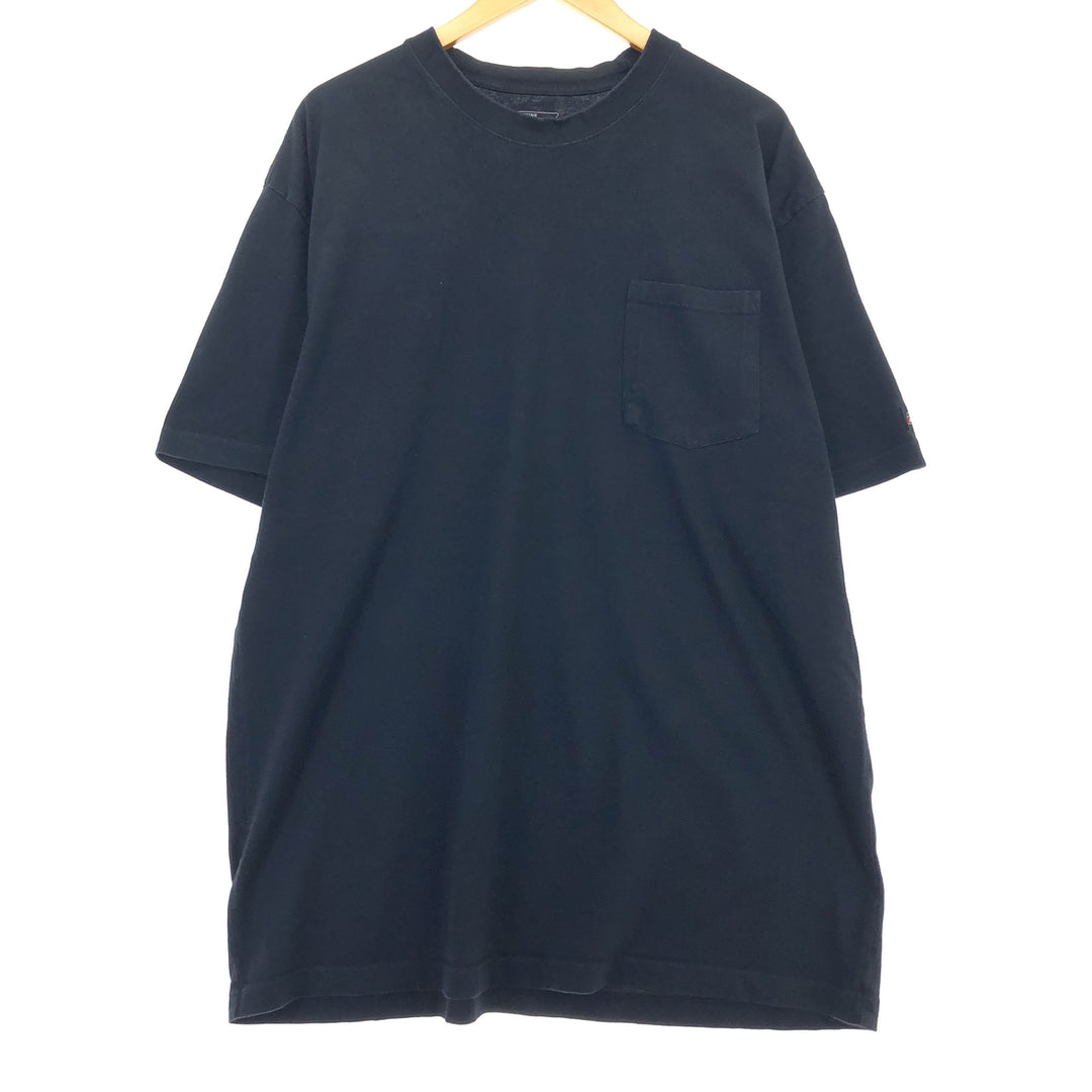 Dickies Short Sleeve Pocket T-Shirt Men's XL cotton black type Vintage Second Hand