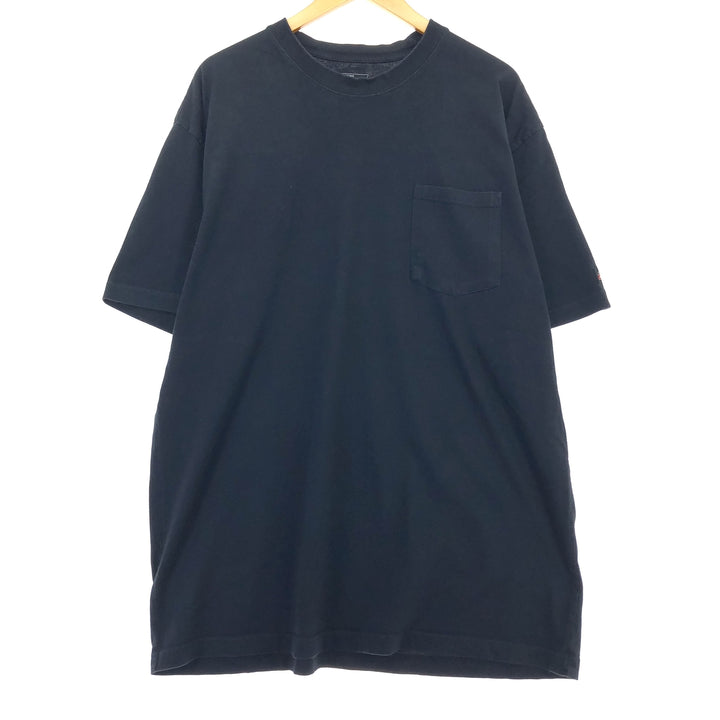 Dickies Short Sleeve Pocket T-Shirt Men's XL cotton black type Vintage Second Hand