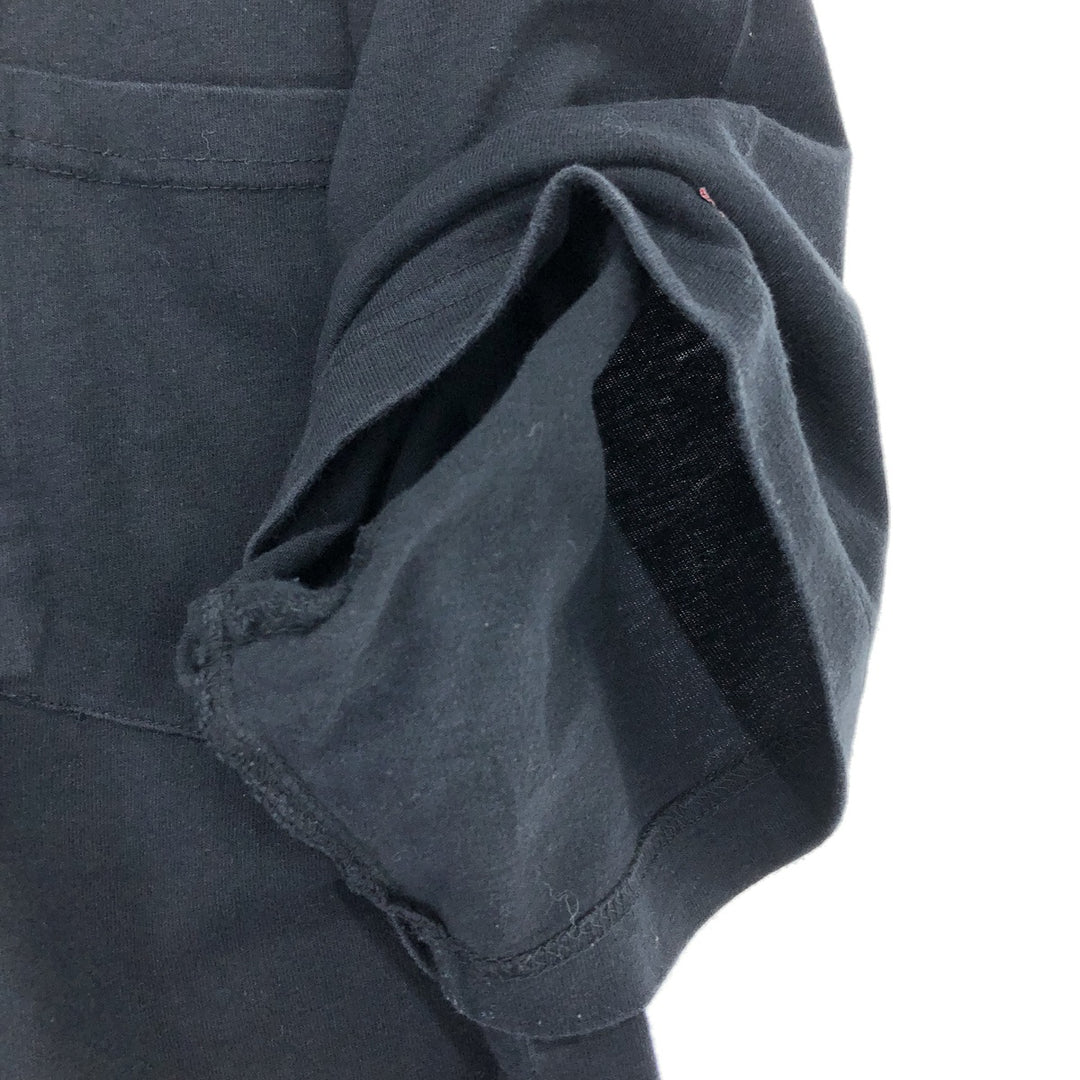 Dickies Short Sleeve Pocket T-Shirt Men's XL cotton black type Vintage Second Hand