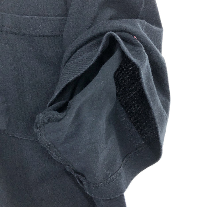 Dickies Short Sleeve Pocket T-Shirt Men's XL cotton black type Vintage Second Hand