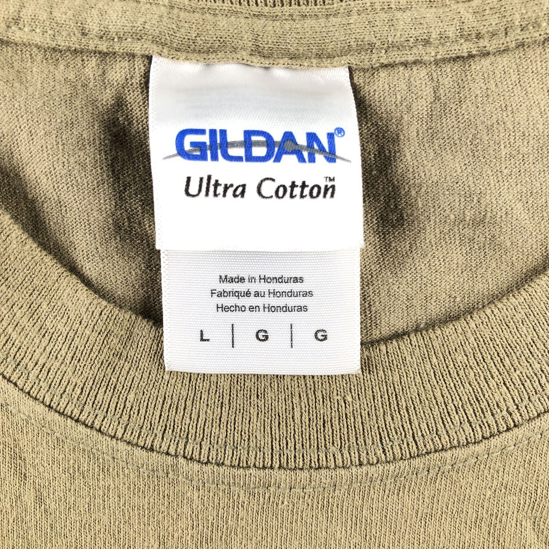 Gildan GILDAN Back Print T-Shirt Men's L /eaa432210