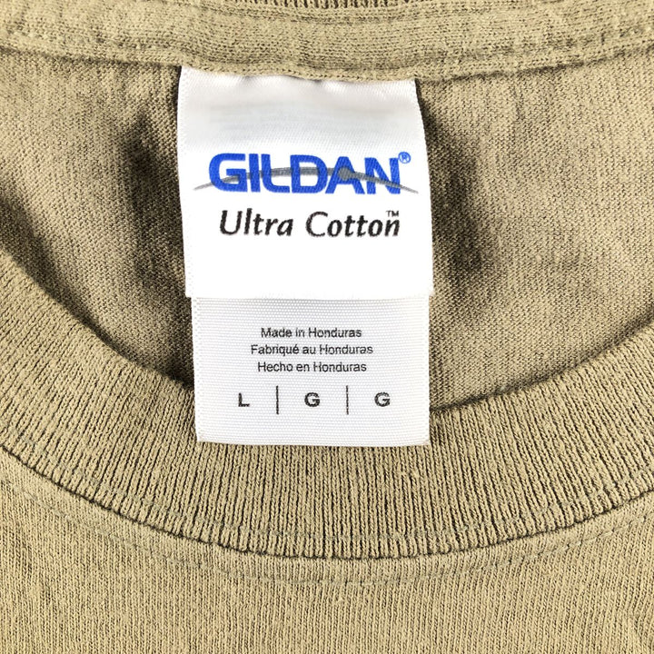 Gildan GILDAN Back Print T-Shirt Men's L /eaa432210