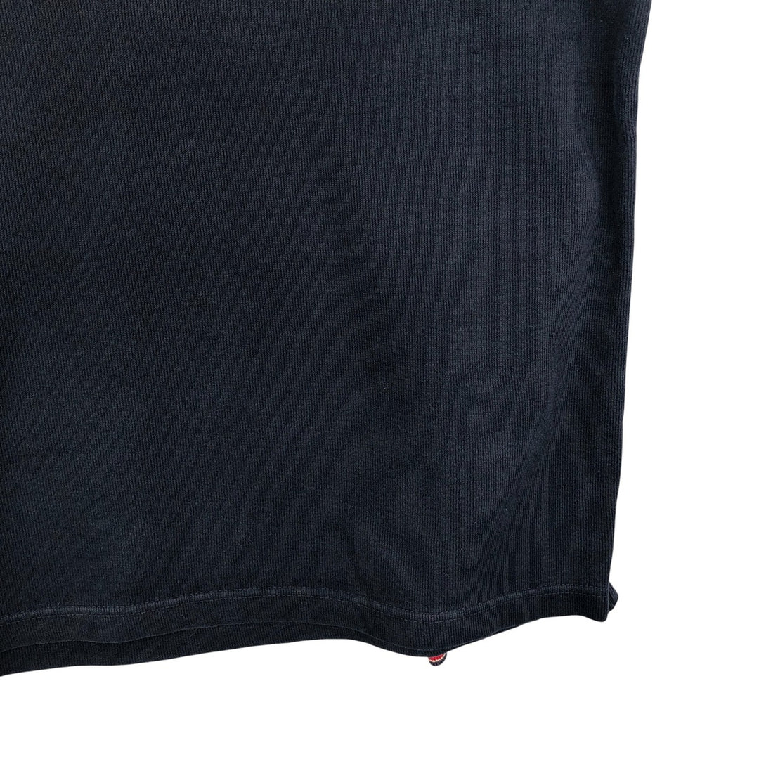 Ralph Lauren Chaps V-neck cotton knit sweater, size L, men's cotton navy blue type Vintage Second Hand
