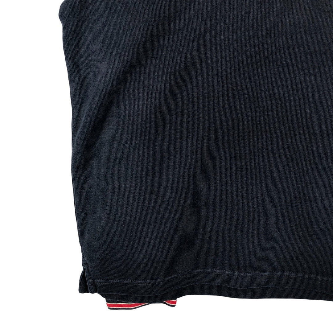 Ralph Lauren Chaps V-neck cotton knit sweater, size L, men's cotton navy blue type Vintage Second Hand