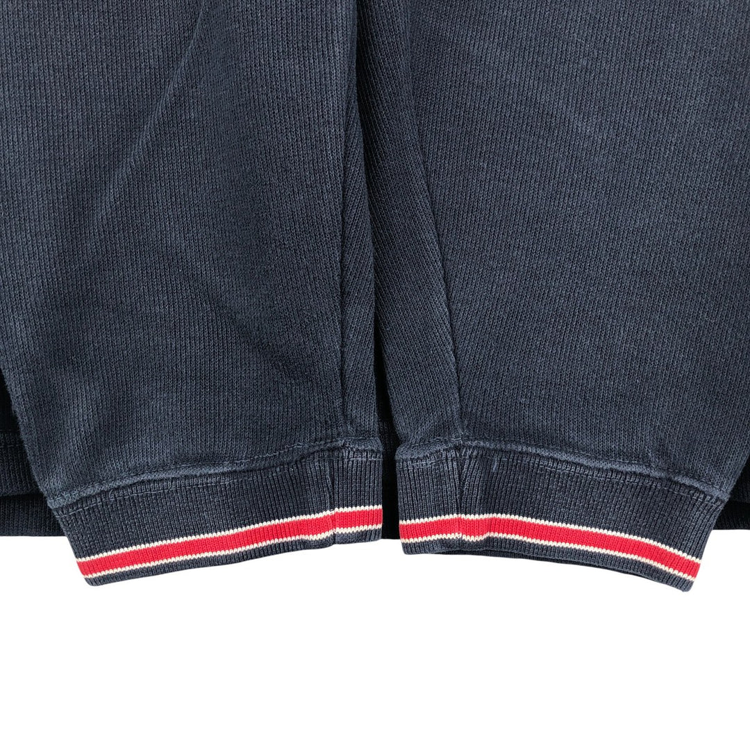 Ralph Lauren Chaps V-neck cotton knit sweater, size L, men's cotton navy blue type Vintage Second Hand