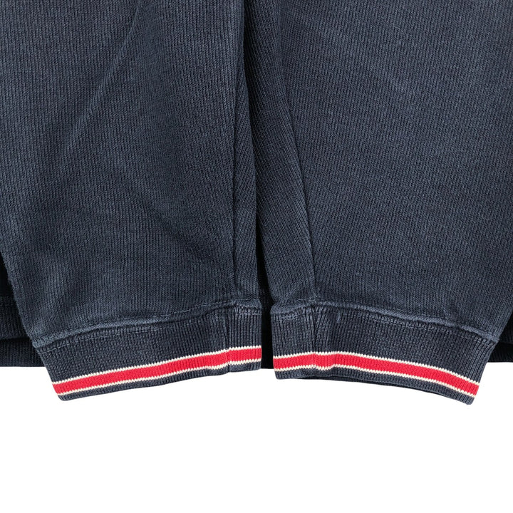 Ralph Lauren Chaps V-neck cotton knit sweater, size L, men's cotton navy blue type Vintage Second Hand
